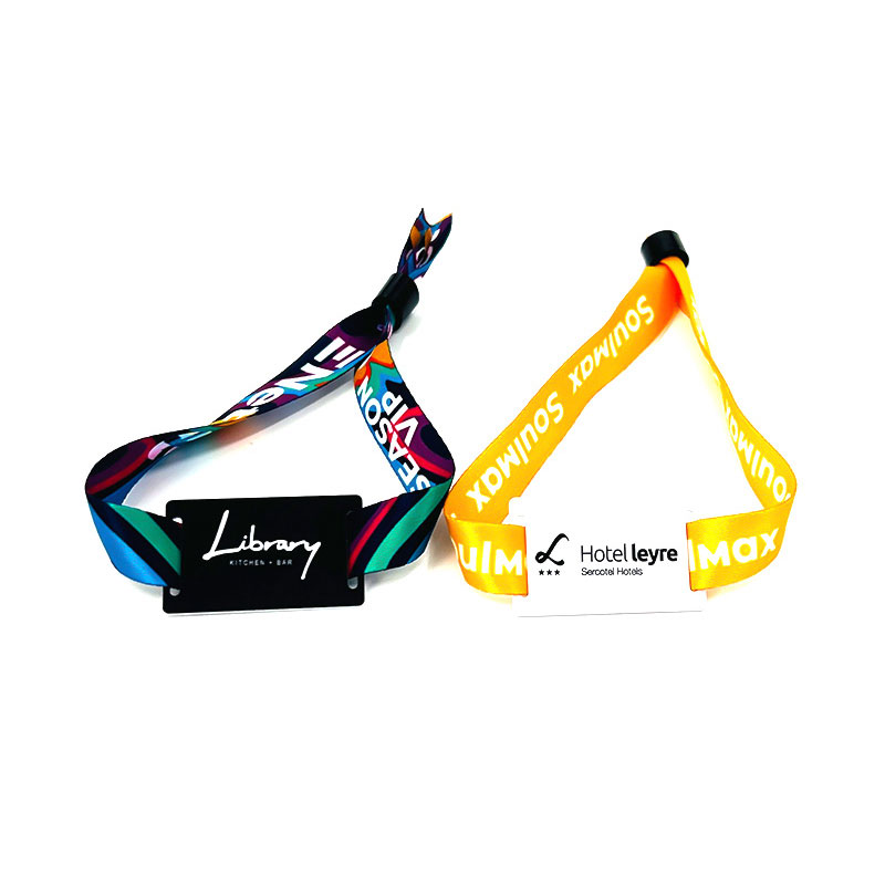 RFID Fabric Wristbands For Carnivals